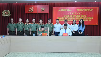 Phối hợp, trao đổi thông tin trong công tác phòng, chống khủng bố, tài trợ khủng bố