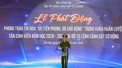 Bộ Tư lệnh Cảnh sát cơ động phát động phong trào “5 tiên phong, 5 chủ động”