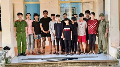 Xử lý nhóm thanh, thiếu niên hỗn chiến giữa đêm 