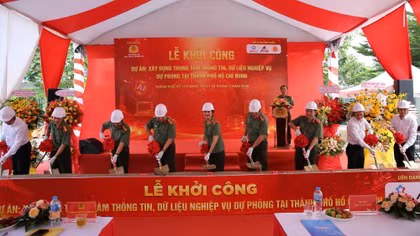 Khởi công xây dựng Trung tâm Thông tin, dữ liệu nghiệp vụ Bộ Công an tại TP Hồ Chí Minh 