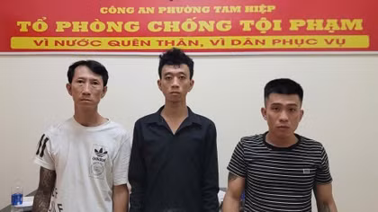 Bắt giữ 3 đối tượng dùng hung khí truy sát một thanh niên