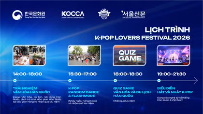 Khám phá thế giới K-pop trong một lễ hội
