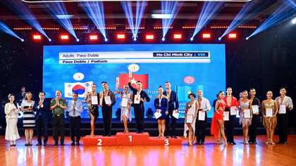 Việt Nam nhất toàn đoàn Dancesport châu Á 2026