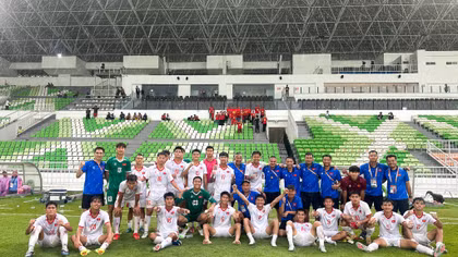 U19 Việt Nam nối dài mạch toàn thắng tại giải U19 Đông Nam Á 2026