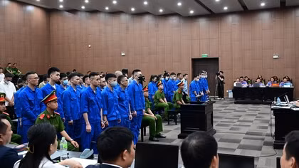 Những hình ảnh tại phiên tòa xét xử Mr Pips Phó Đức Nam và 187 đồng phạm 