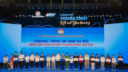 TP Hồ Chí Minh phát động chương trình chăm lo cho người nghèo