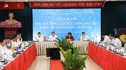 Đổi mới, nâng cao chất lượng, hiệu quả công tác tuyên giáo và dân vận 