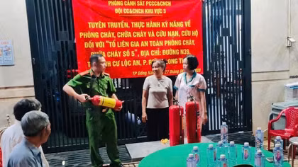 Hiệu quả từ phong trào “Ba nhất” của Phòng Cảnh sát PCCC và CNCH Công an Đồng Nai