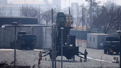 Một bệ phóng tên lửa Patriot do Mỹ sản xuất. Ảnh: Reuters