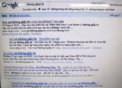 Công khai rao bán xe máy không giấy tờ ảnh 1