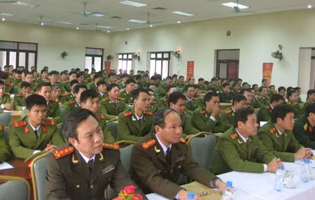 Các đại biểu tại lớp tập huấn.