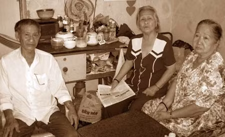 Ba người bạn thân - nghệ sĩ Chín Đèn, Ngọc Đáng, Thiên Kim.