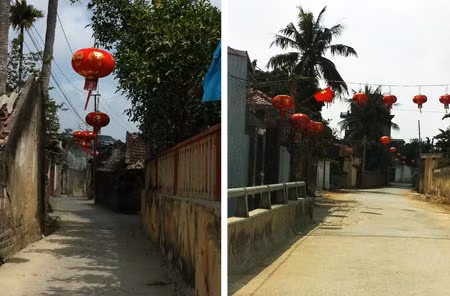 Đèn lồng ở Thanh Hóa.