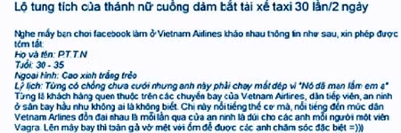 Ngay sau khi các ấn phẩm phụ loan tin về kiều nữ cưỡng dâm thì hàng loạt cá nhân khác đã té nước theo mưa bịa chuyện về kiều nữ để chứng minh sự nhanh nhạy thông tin của mình.
