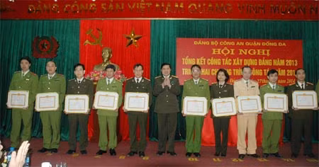 Đảng bộ Công an quận Đống Đa: Triển khai công tác Đảng năm 2014 ảnh 1