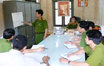 CBCS Phòng Cảnh sát hình sự Công an Lai Châu trước giờ phá án.