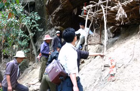 Một trong những nơi trú ẩn của “Người rừng”.