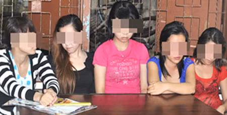 Các cô gái 9X trong đường dây của Sơn.