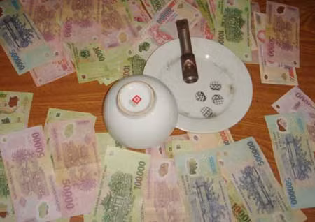 Tang vật vụ án.
