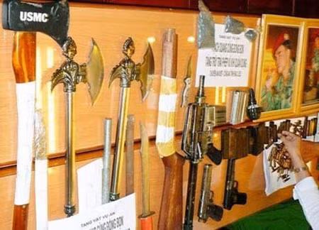 Tang vật của vụ án.