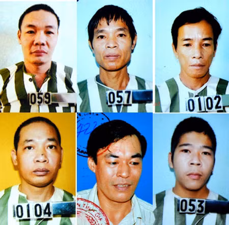 “Ông trùm” Nguyễn Đức Vấn, Lê Đình Tấn, Hoàng Văn Việt, Nguyễn Văn Dầu, Nguyễn Hữu Đức, Nguyễn Quốc Cương.
