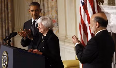 Tổng thống Barack Obama đề cử bà Janet Yellen là người thay thế ông Ben Bernanke hôm 10/10. (Theo giờ Việt Nam).