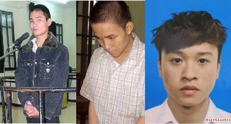 Các đối tượng bị truy tố về tội giao cấu với trẻ em.