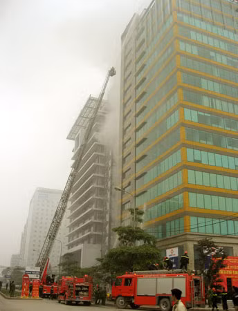 Quang cảnh buổi diễn tập.