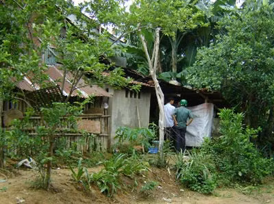 Nơi người dân phát hiện xác anh Bảo.