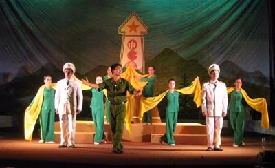 Một cảnh trong vở "Vùng tối".