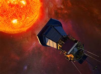 Solar Probe Plus sẽ lao xuống bầu khí quyển mặt trời để lấy mẫu vật chất. Ảnh: National Geographic.