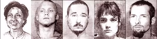 Từ trái qua phải: Genore Guillory. John Baillio. Johnny Hoyt. Lisa Skipper Hoyt. Phillip Skipper.