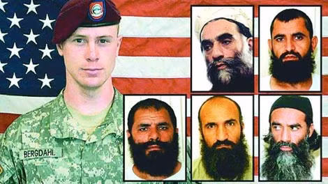 Trung sĩ B. Bergdahl và 5 nhân vật cao cấp của Taliban được trao đổi.