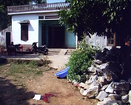 Ngôi nhà của nạn nhân.