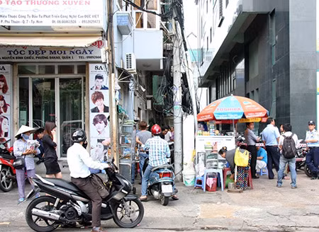 Hiện trường nơi phát hiện ra nạn nhân.