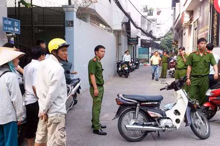 Hiện trường vụ việc.