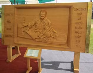 Bát độc huyền - Chân dung Chủ tịch Hồ Chí Minh.