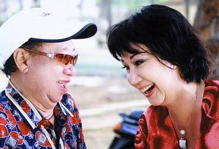 Nghệ sĩ Mỹ Chi và danh hài Tùng Lâm.