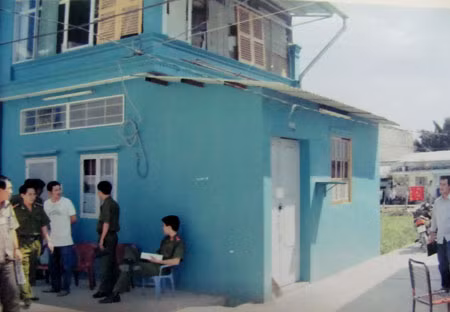 Ngôi nhà của nạn nhân nơi xảy ra vụ án.