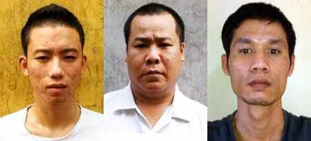 Một số đối tượng trong vụ án.