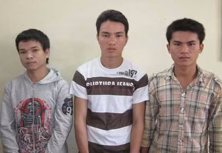 Các đối tượng Bùi Xuân Quy, Võ Văn Đoàn, Nguyễn Văn Mới.