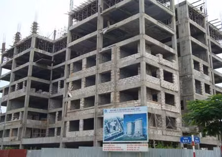 Dự án nhà thu nhập thấp Đặng Xá (Gia Lâm, Hà Nội), một trong những dự án đang khiến nhiều khách hàng lo lắng bởi tiến độ đóng tiền quá gấp.