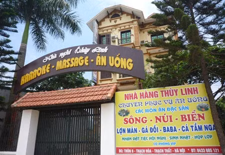 Nhà nghỉ Thùy Linh, nơi có hầm kín đáo phục vụ dân bay lắc.