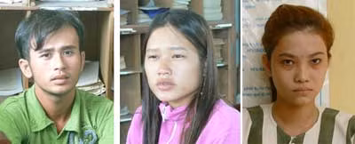 Một số đối tượng bị bắt giữ.