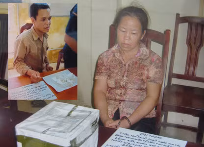 Nhà của Liêu Thị Cúc là "tổng kho" ma tuý của đường dây này và Trịnh Văn Bách trong ảnh nhỏ.