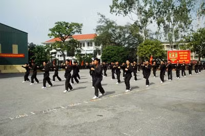 Một hoạt động trong hội thao.