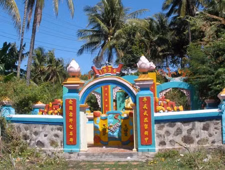 Toàn cảnh cổ mộ.