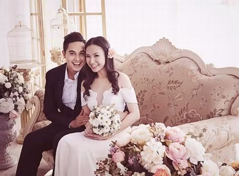 Baggio và vợ.