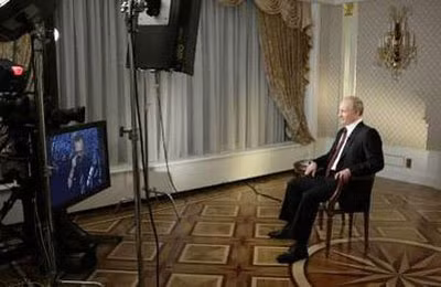 Thủ tướng Nga Putin trong chương trình phỏng vấn của Larry King.