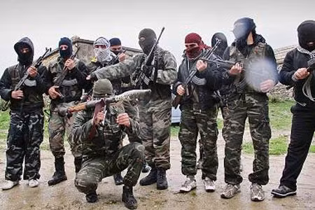 Các chiến binh nước ngoài đã gia nhập lực lượng Quân đội Syria tự do chống chính quyền Tổng thống Bashar al-Assad.